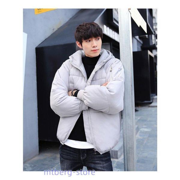 ダウン風ジャケット メンズ ダウン風コート 中綿ジャケット アウター