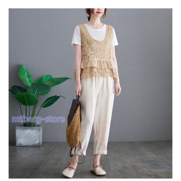 ニットベスト ベスト レディース ニット ジレ トップス プル