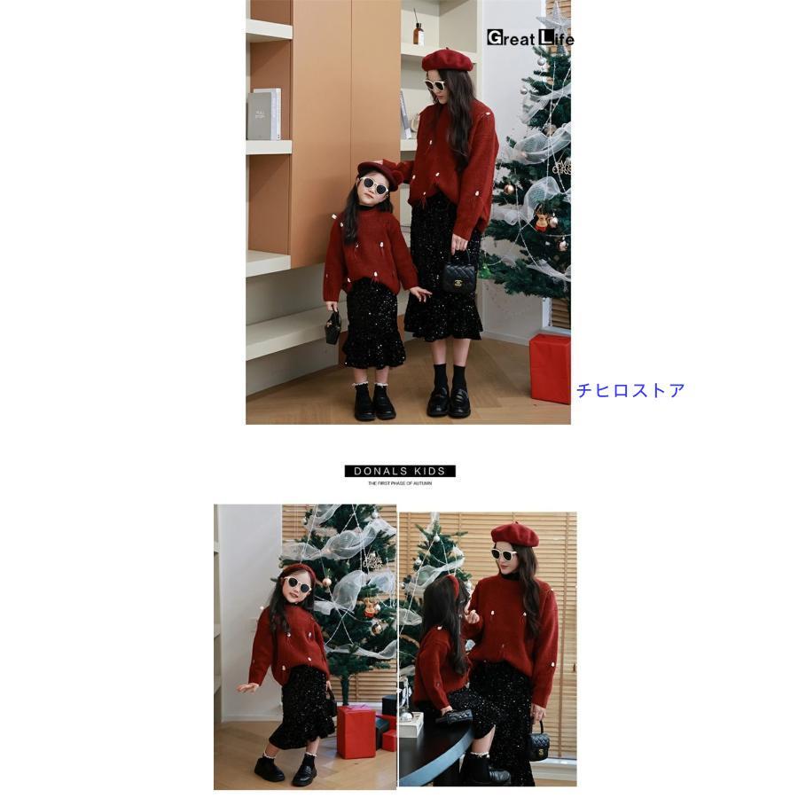 全品新品/新作！親子全身お揃いコーデ‼︎赤と黒とリボンいっぱい！ 全品新品/新作！親子全身お揃いコーデ‼︎赤と黒とリボンいっぱい