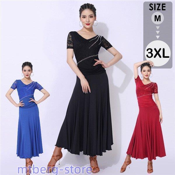 新品社交ダンスドレス　ワンピースM 新品社交ダンスドレスワンピースM