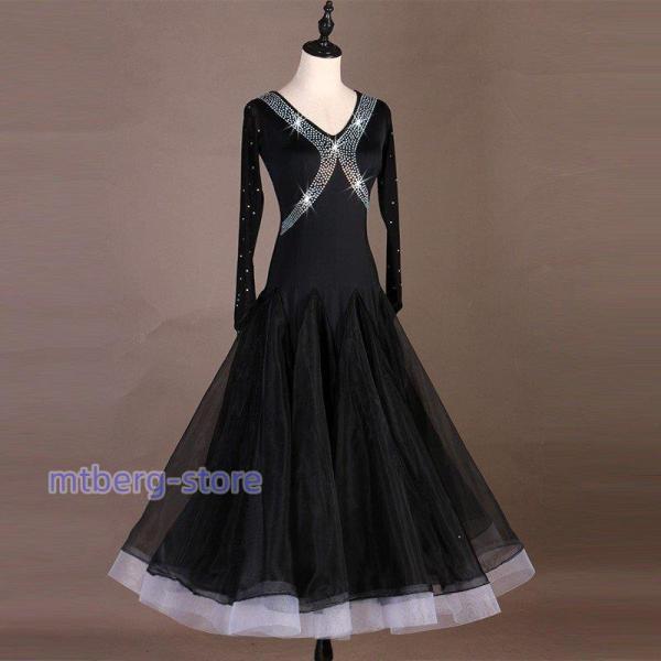 モダンドレス 社交ダンス衣装 社交ダンスドレス ダンスウェア