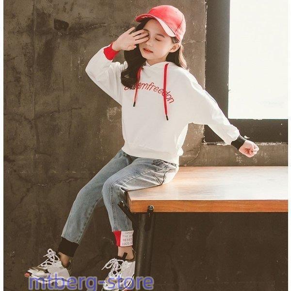 子供服 女の子 トレーナー キッズ セットアップ スウェット 上下セット 
