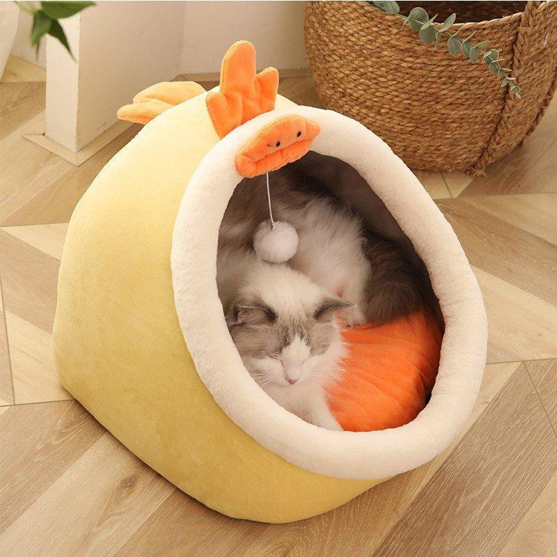 ペットベッド ドーム型 ベッド 犬 猫 ふわふわ かわいい おしゃれ 犬ベッド 猫ベッド 犬用ベッド 猫用ベッド カドラー もちもちペットベッド 秋冬 あったか 防寒 Cwc9 Gorgeous Gift 通販 Yahoo ショッピング
