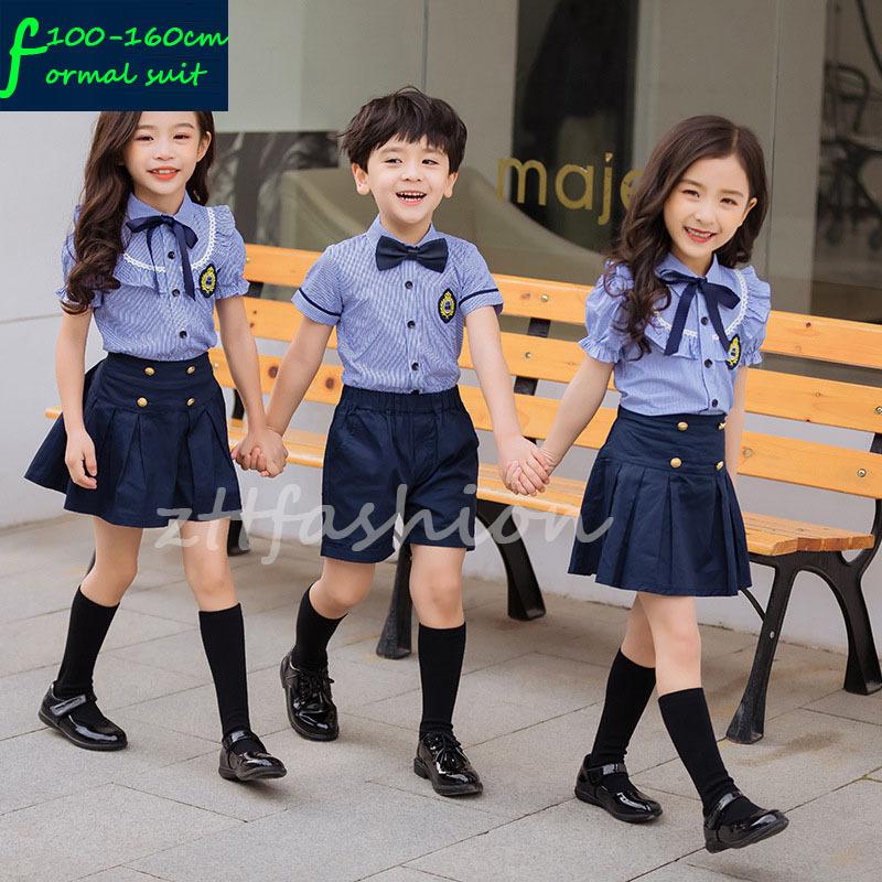 キッズフォーマル スーツ 子供 韓国子供服 卒業式 夏 制服 ピアノ 発表会 入学式 卒園式 上下セット セットアップ スカートスーツ4点セット  :etxz203:Gorgeous Gift - 通販 - Yahoo!ショッピング