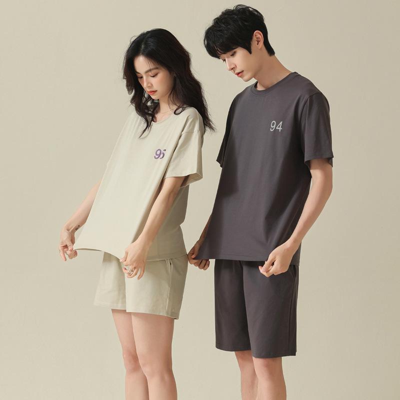 パジャマ スポーツ 部屋着 ペアルームウエア ルームウェア 夏 Tシャツ パジャマ 半袖 綿100 上下セット レディース メンズ 夏用 ギフト プレゼント テレビで話題