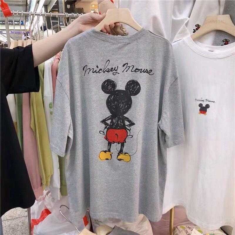 Tシャツ レディース ディズニー ミッキーマウス ミッキー柄 半袖 トップス ゆるtシャツ 丸首 ロング丈 大きいサイズ プルオーバー カジュアル 着痩せ 上着 夏 Ysfbx24 Gorgeous Gift 通販 Yahoo ショッピング
