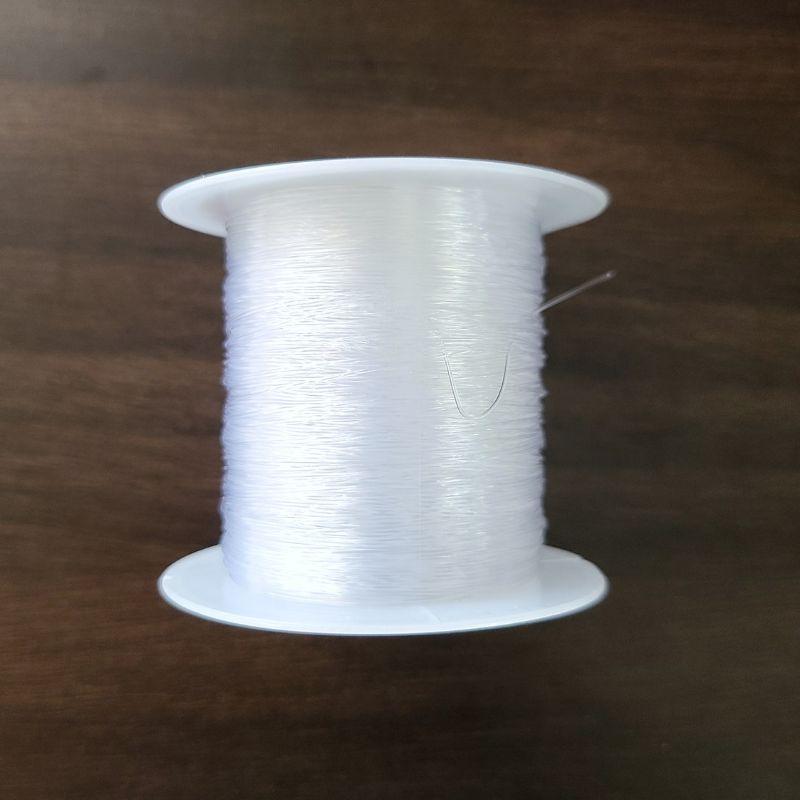 0.4mm 水晶の線 45m巻き ビーズスレッド ハンドメイド用テグス【 6号