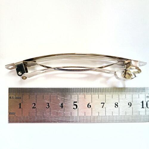 バレッタ 【 97mm/ 4個 】 約10cm フランスクリップ ヘアヘア