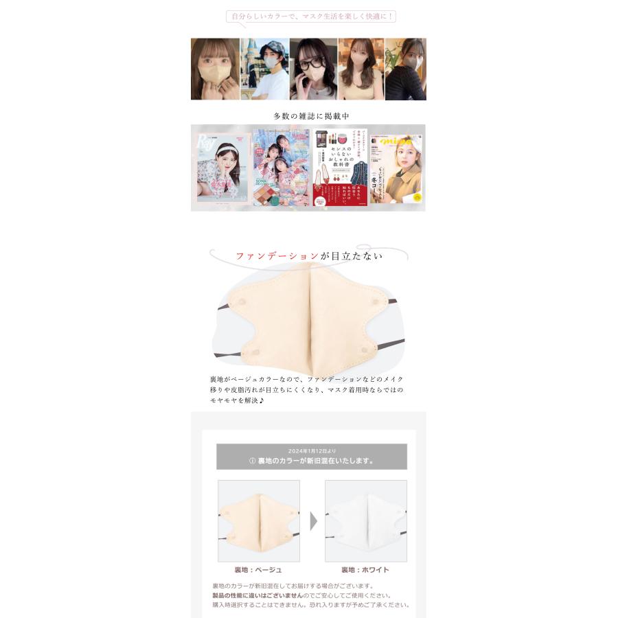 使い捨てマスク（美女）のフィルムだけ 3D不織布マスク 【使い捨てマスク】 | みゆねえショップ