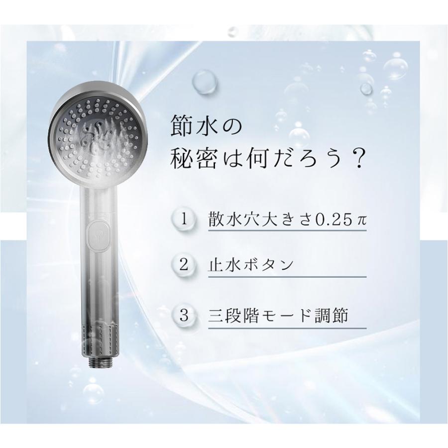 新品未使用❣️シャワーヘッド 深緑色 2層ろ過シャワーヘッド 節水 