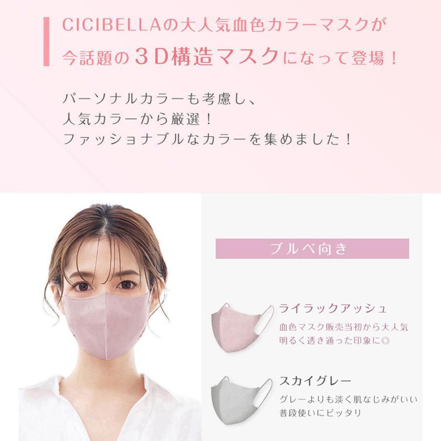 購入 お試し価格 シシベラ マスク 5Dマスク 夏用 バイカラーマスク 不織布 3dマスク 立体 小顔 通気性UP 薄型 cicibella 口元空間確保 肌に優しい 20枚 24時間限定価格! 冷感マスク シシベラ マスク 3dマスク バイカラーマスク 使い捨て 不織布 マスク ひんやり 接触冷感 涼しいマスク cicibella ひんやり 20枚