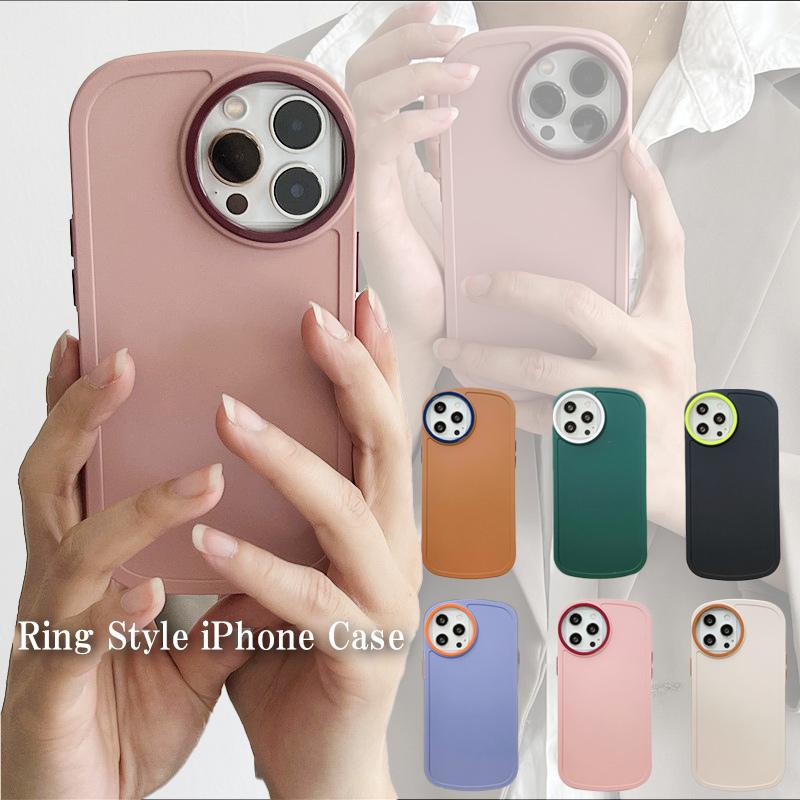 Iphone13 ケース カメラ 丸 Iphone 13pro ケース 13pro Max ケース Tpu カバー 背面 アイフォンケース オシャレ 韓国 シンプル リング デザイン サークル T731 小さい店 通販 Yahoo ショッピング