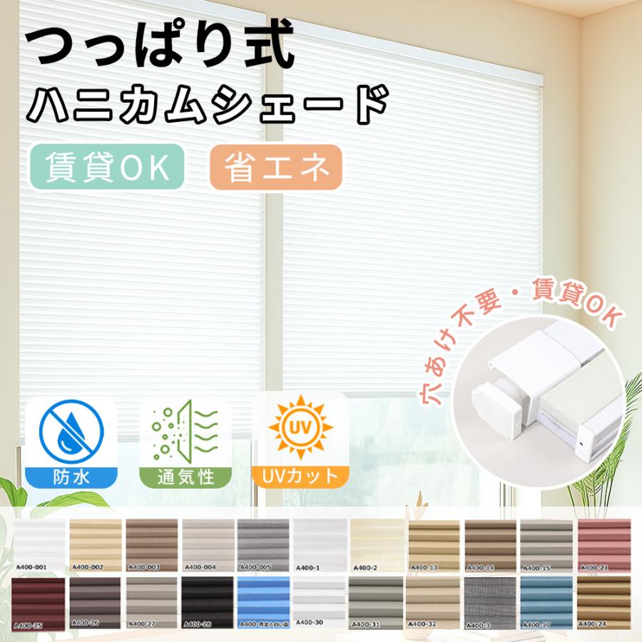★賃貸OK ロールスクリーン★ハニカムスクリーン 遮光 ツイン 断熱 スクリーン 和室  調光 取り外しも簡単 耐久性 突っ張り 小窓用ブラインド ハニカムシェード | 