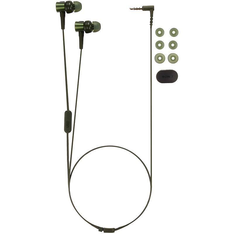 ソニー イヤホン 重低音モデル MDR-XB75AP : カナル型 リモコン・マイク付き グリーン MDR-XB75AP G MDR XB75AP イヤホン 重低音モデル カナル型 リモコン マイク付き グリーン