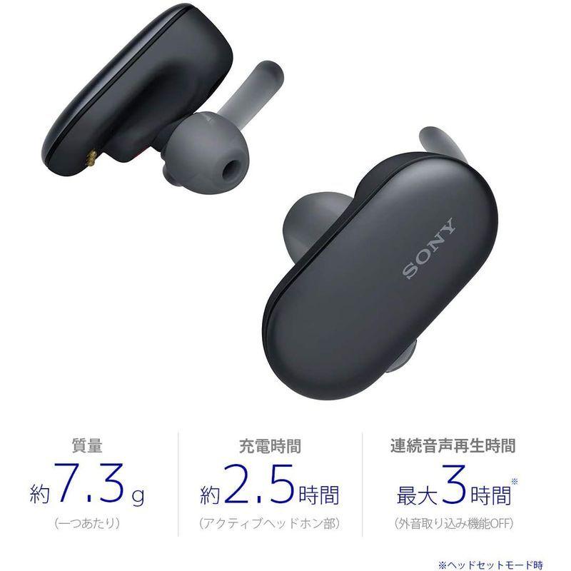 ソニー 完全ワイヤレスイヤホン WF-SP900 : Bluetooth対応 左右分離型 防水仕様 4GBメモリ内蔵 2018年モデル / 完全ワイヤレスイヤホン WF SP900 Bluetooth対応 左右分離型 防水仕様 4GBメモリ内蔵 2018年モデル