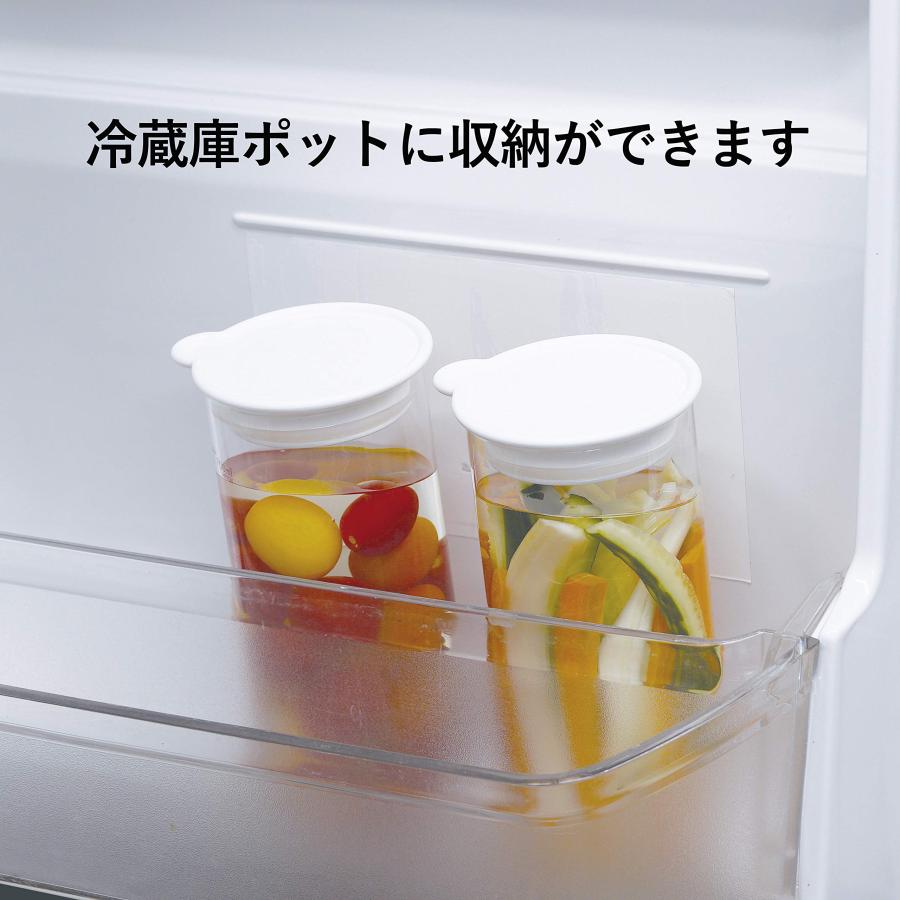 HARIO(ハリオ) ビネガーズ ピクルスポット 700ml 漬物 保存容器 ホワイト 日本製｜chiisanashiawase-y｜04