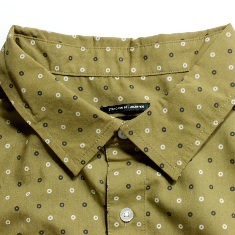 BRIXTON ブリクストン 半袖カジュアルシャツ 小紋柄 オリーブ | BRIXTON | 02