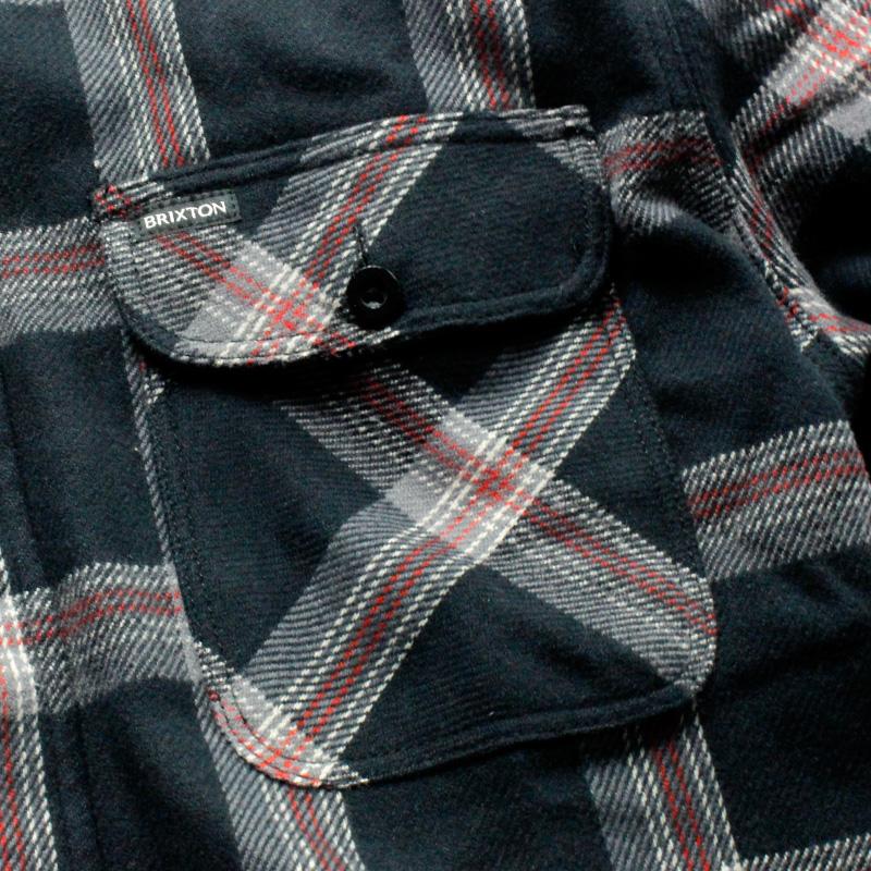 BRIXTON（ブリクストン） ネルシャツ チェックシャツ ストレッチ生地