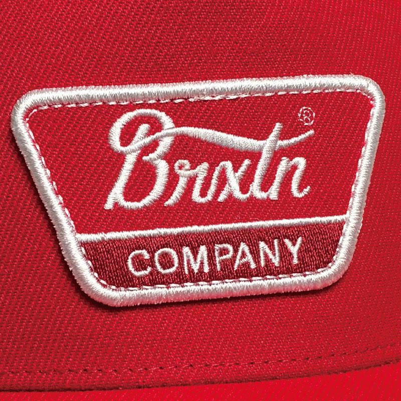 Brixton ブリクストン キャップ トラッカーキャップ LINWOODロゴワッペン 赤 レッド | BRIXTON | 01