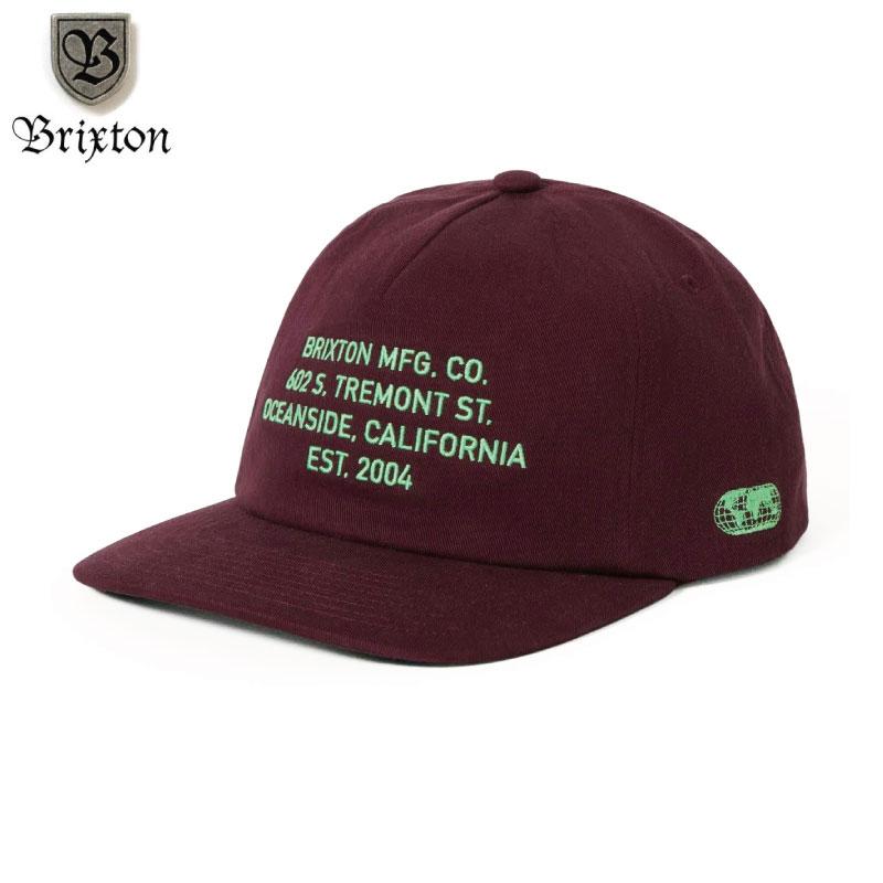 Brixton ブリクストン キャップ トラッカー ワッペン 赤 BRIXTON Brixton ブリクストン キャップ トラッカーキャップ