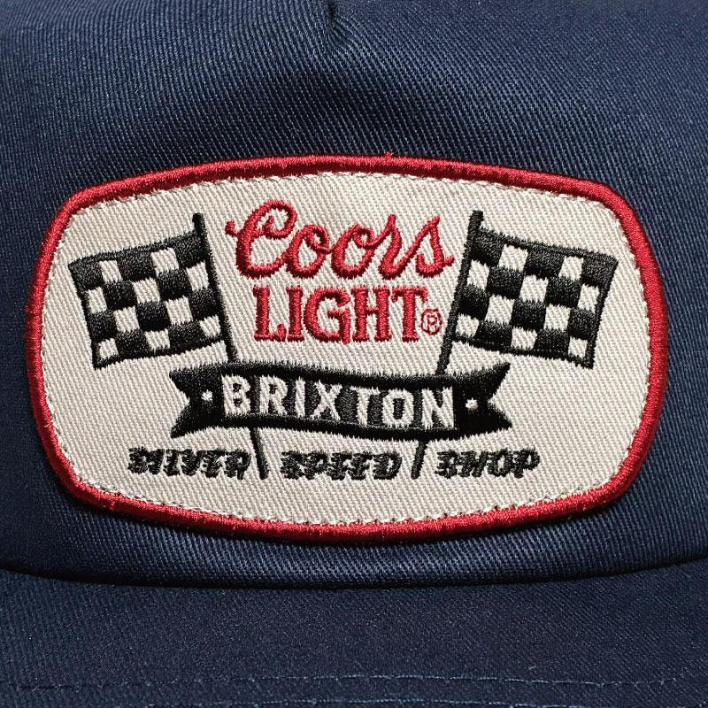 Brixton ブリクストン キャップ メッシュキャップ トラッカーキャップ Coors クアーズ レーシング ワッペン ネイビー/シルバー ツートン | BRIXTON | 02