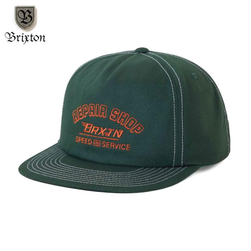 BRIXTON（ブリクストン） キャップ REPAIR SHOP HP SNAPBACK グリーン