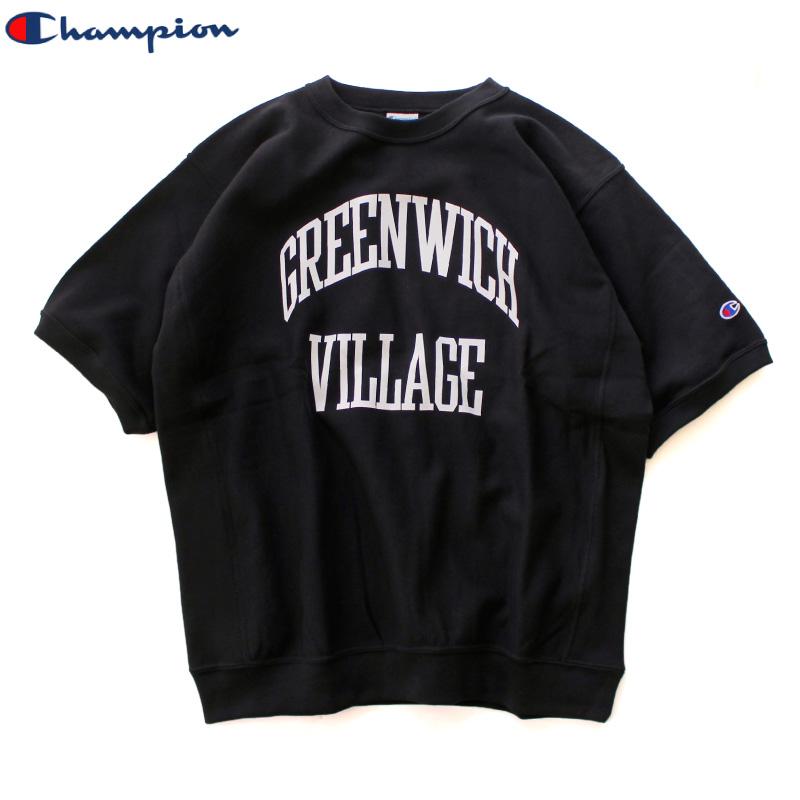 1度洗濯のみ【チャンピオン】リバースウィーブ　半袖スウェット 中古・古着通販】Champion REVERSE WEAVE (チャンピオン
