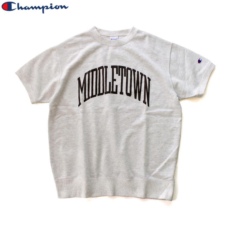 Champion（チャンピオン） 半袖スウェット カレッジプリント