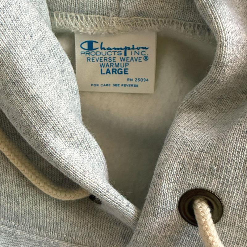 Champion チャンピオン 青単タグ リバースウィーブ パーカー