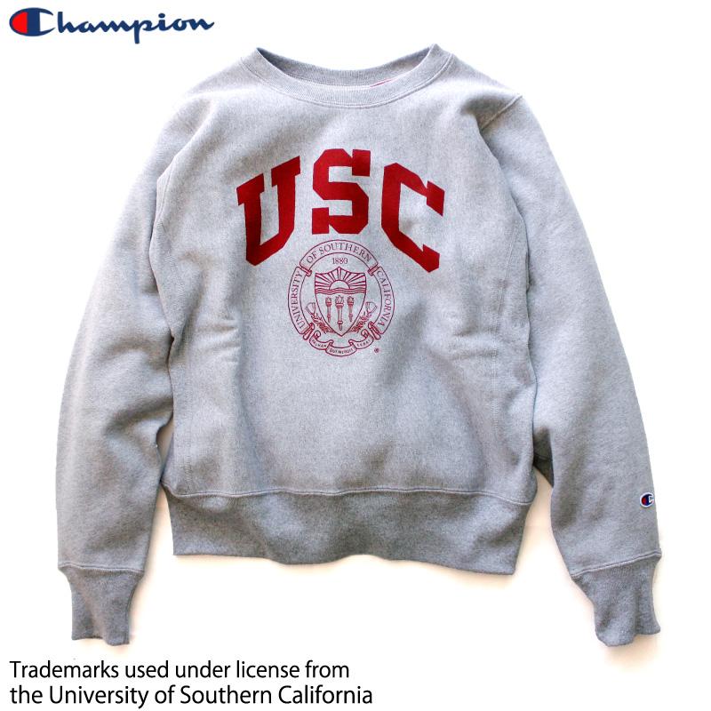 チャンピオン Champion リバースウィーブ 赤単タグ カレッジプリント 
