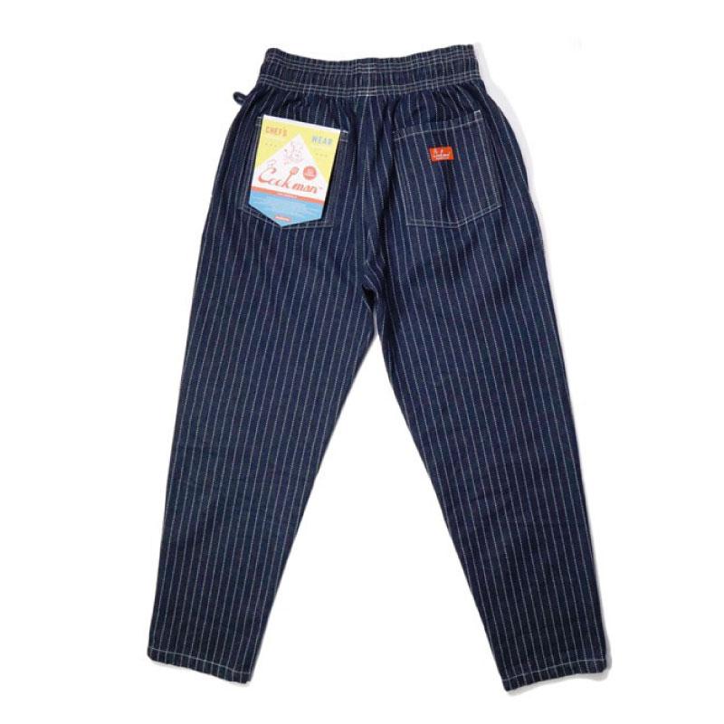 COOKMAN（クックマン） シェフパンツ ウォバッシュデニム ストライプ柄