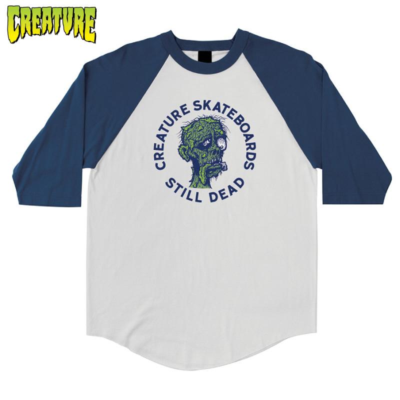 Creature クリーチャー ラグラン 3 4 Tシャツ Nick Simich アングラ ホラー グラフィック Creature Wht Chiki Chiki ヤフー店 通販 Yahoo ショッピング