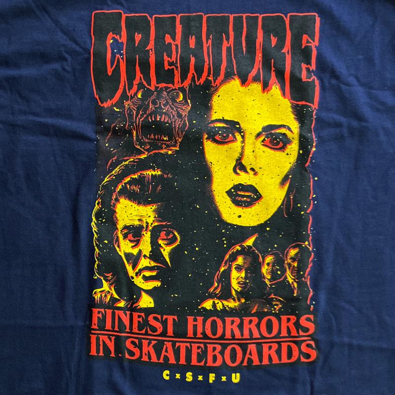 NHS社製 CREATURE クリーチャー Tシャツ 紫 L メキシコ製 NHS社製 CREATURE クリーチャー Tシャツ 紫 L メキシコ製 - メルカリ