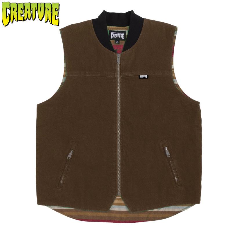 CREATURE クリーチャー ワークベスト M リバーシブル CREATURE クリーチャー ワークベスト M リバーシブル - メルカリ