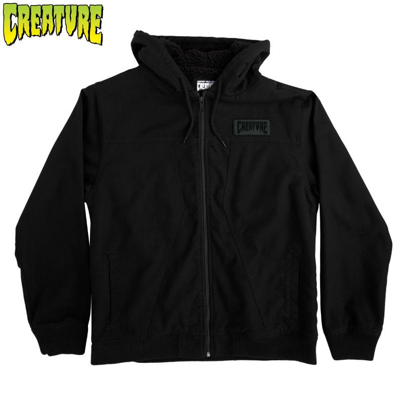 CREATURE クリーチャー フードジャケット ワークジャケット 裏 CREATURE クリーチャー フードジャケット ワークジャケット 裏