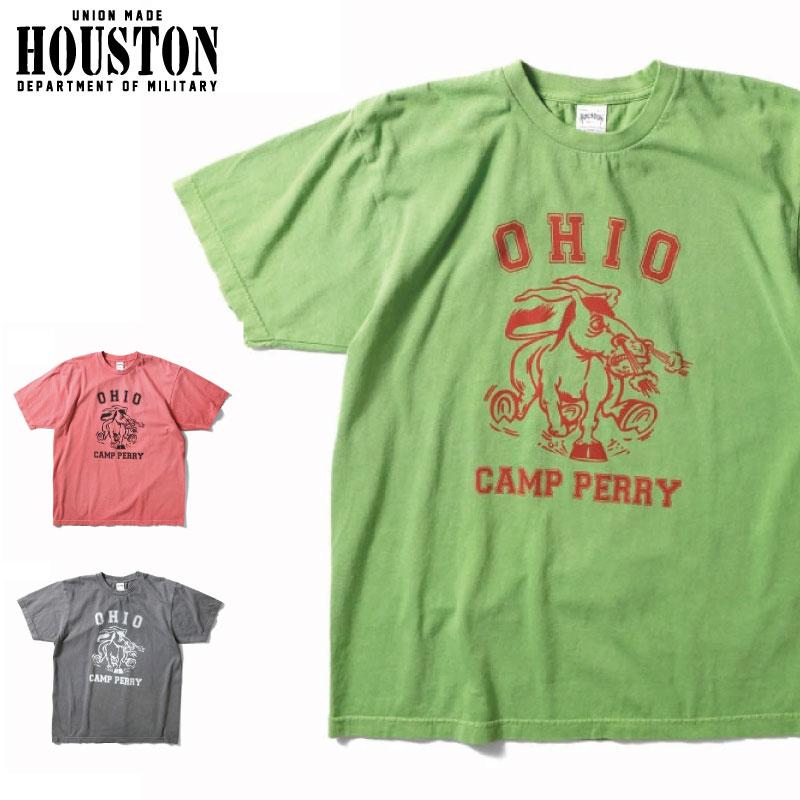 HOUSTON（ヒューストン） Tシャツ アメカジ プリント ミリタリー U.S. 