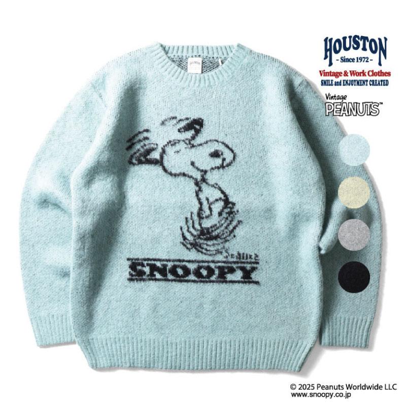 HOUSTON（ヒューストン） PEANUTS ピーナッツ スヌーピー セーター