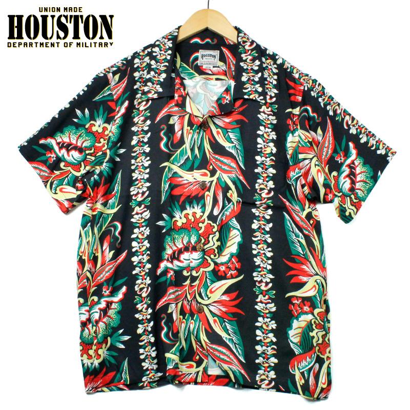 HOUSTON ヒューストン アロハシャツ レーヨンシャツ ハワイアン