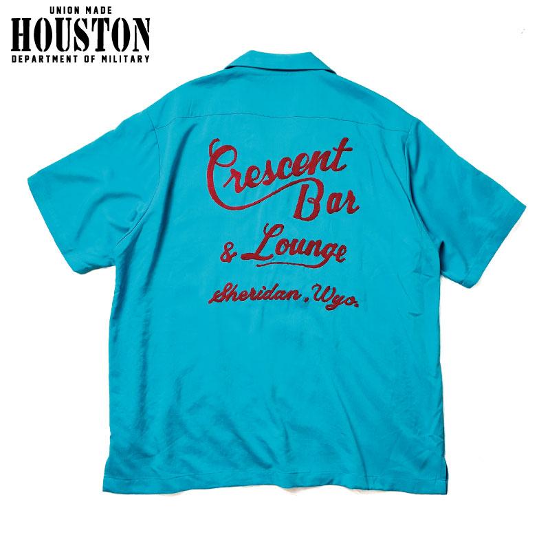 HOUSTON（ヒューストン） ボーリングシャツ レーヨンオープンカラー