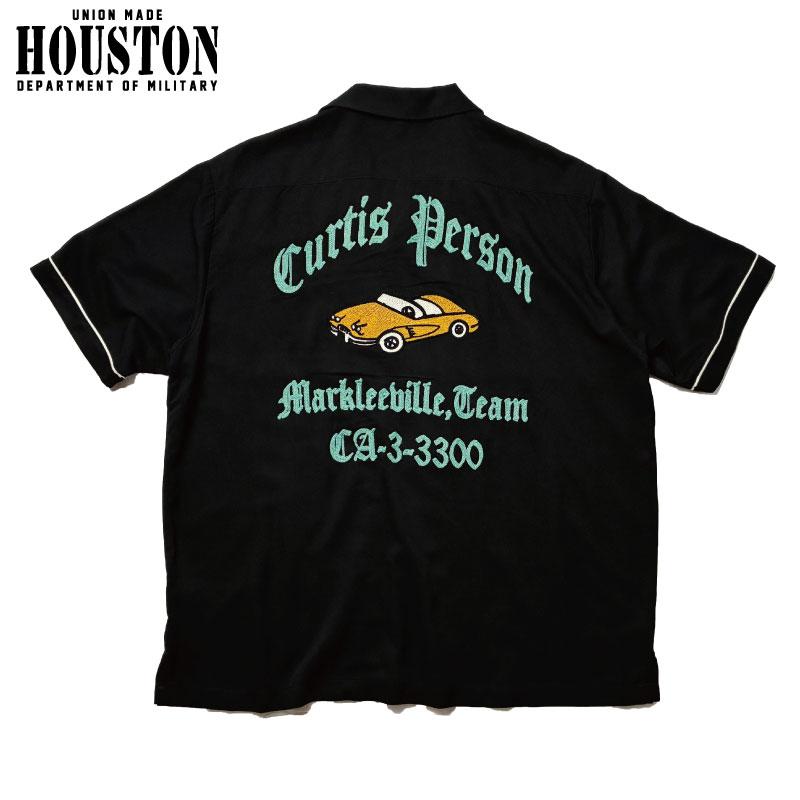 HOUSTON（ヒューストン） ボーリングシャツ レーヨンオープンカラー