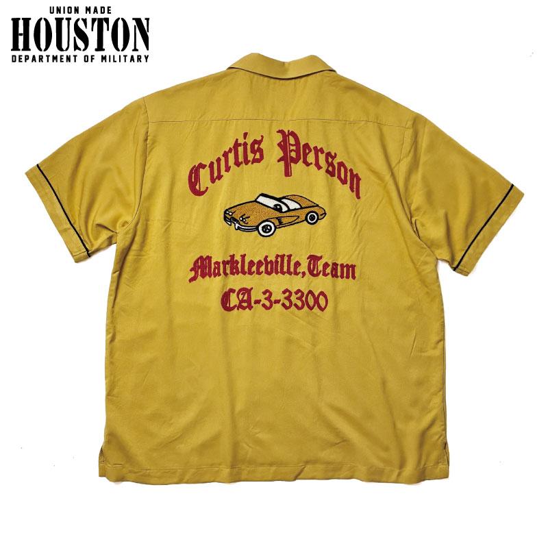 HOUSTON（ヒューストン） ボーリングシャツ レーヨンオープンカラー