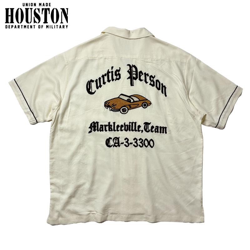 HOUSTON（ヒューストン） ボーリングシャツ レーヨンオープンカラー