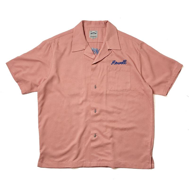 HOUSTON（ヒューストン） ボーリングシャツ レーヨンオープンカラー