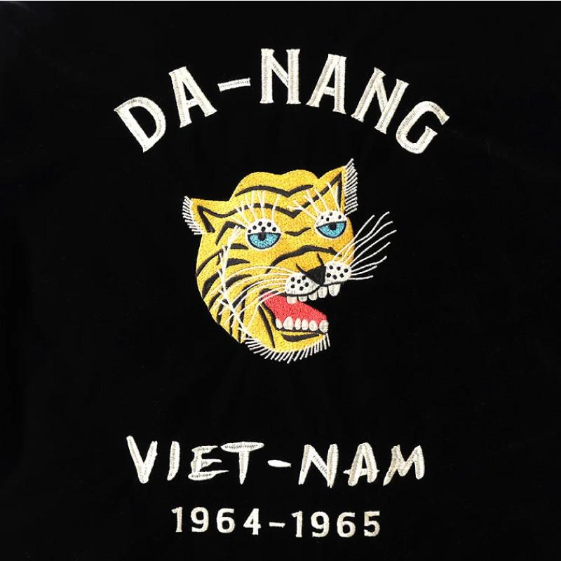 HOUSTON 別珍ベトジャン ベロアベトジャン スカジャン 虎 XXL