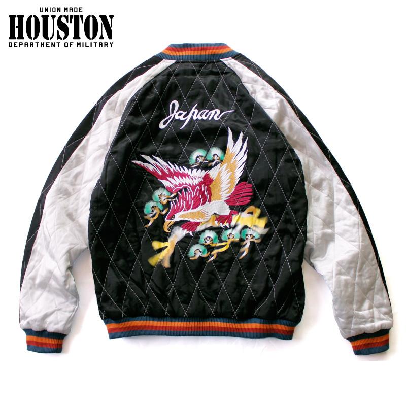 HOUSTON ヒューストン スカジャン 鷹 イーグル キルティング HOUSTON ヒューストン スカジャン 鷹 イーグル キルティング