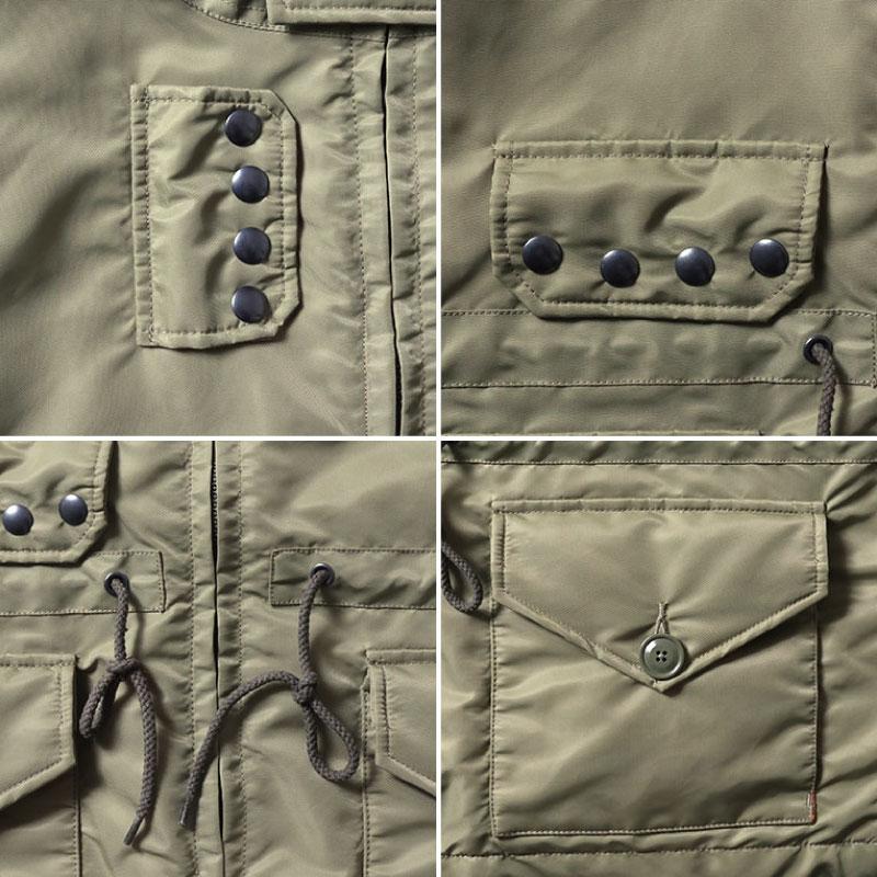 HOUSTON（ヒューストン） ミリタリースモックパーカー 中綿ジャケット