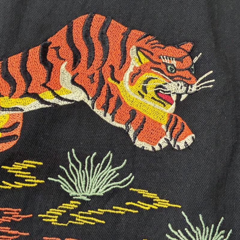 HOUSTON（ヒューストン） ベトジャン ベトナムジャケット 虎 トラ 刺繍