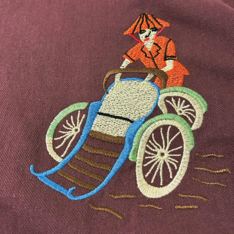 HOUSTON（ヒューストン） ベトジャン ベトナムジャケット 虎 トラ 刺繍