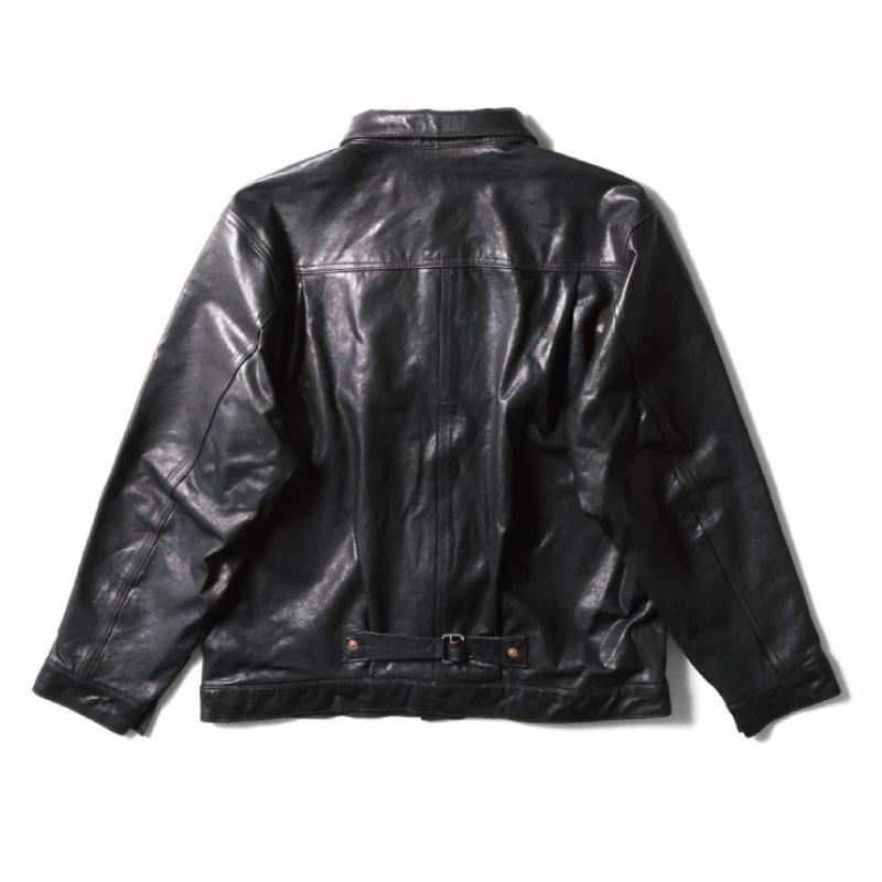ヒューストン 革ジャン レザートラッカージャケット XL HOUSTON（ヒューストン） レザートラッカージャケット レザートラック