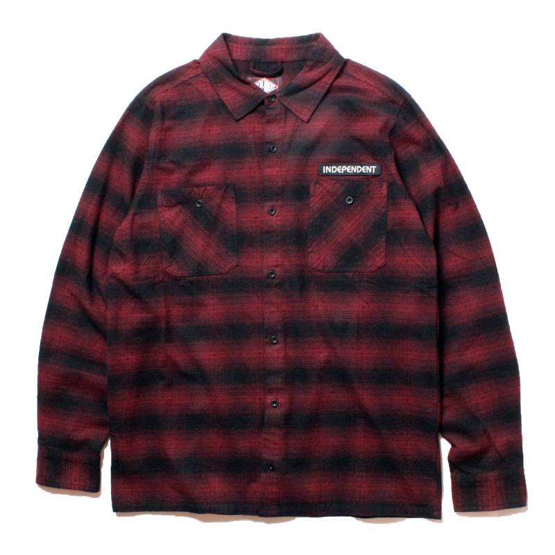 INDEPENDENT TRUCK COMPNY インディペンデント ネルシャツ INDEPENDENT TRUCK COMPNY インディペンデント ネルシャツ
